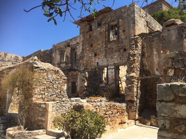Spinalonga woningen en gebouwen